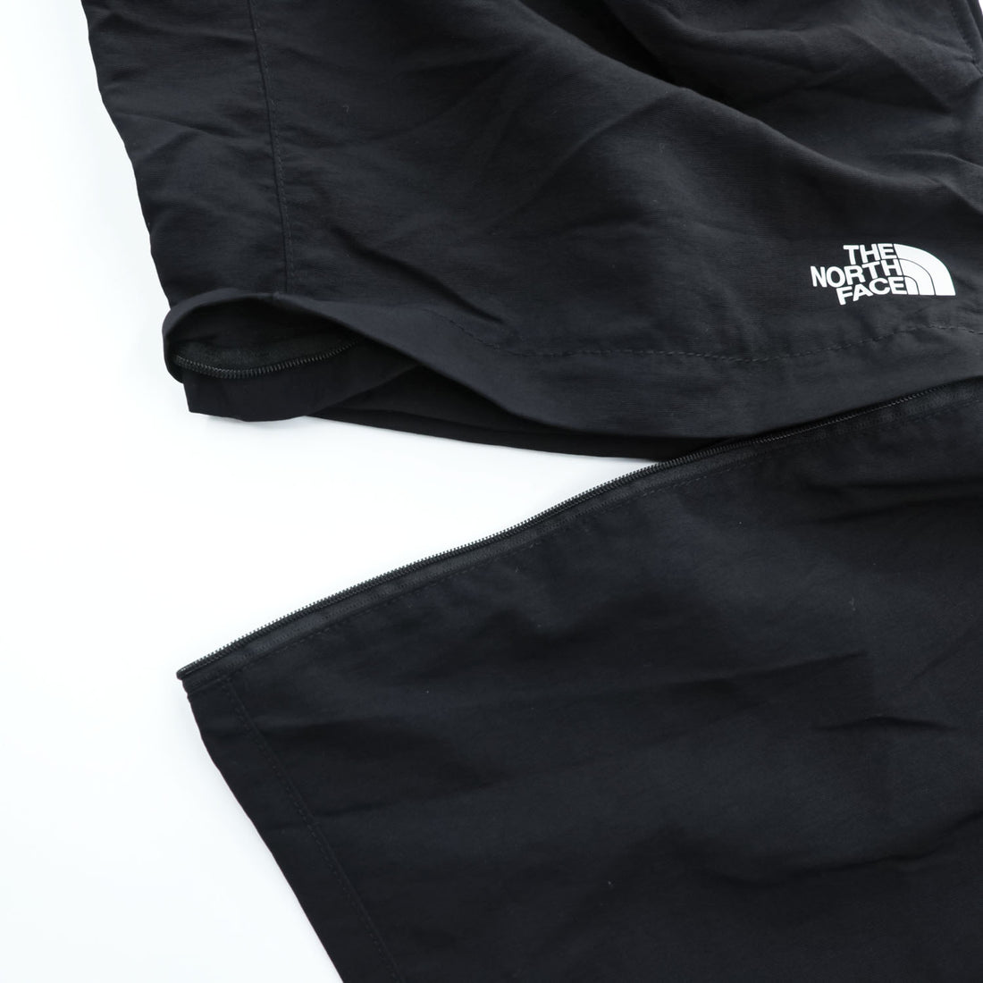 THE NORTH FACE Men's Black Nylon Zip-Off Convertible Pants 36x32 UPF