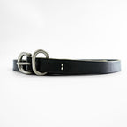 Hender Scheme Tail Belt Black Cow Leather Narrow Long Silver Buckle Japan