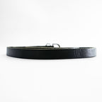 Hender Scheme Tail Belt Black Cow Leather Narrow Long Silver Buckle Japan