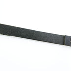 Hender Scheme Tail Belt Black Cow Leather Narrow Long Silver Buckle Japan