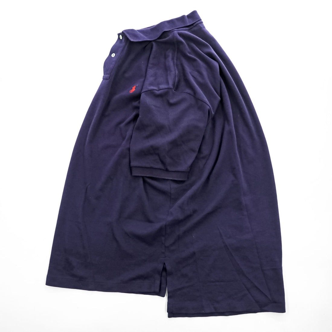 1990s Polo by Ralph Lauren Pony Embroidered Navy Short Sleeve Polo Shirt XL Made in Philippines