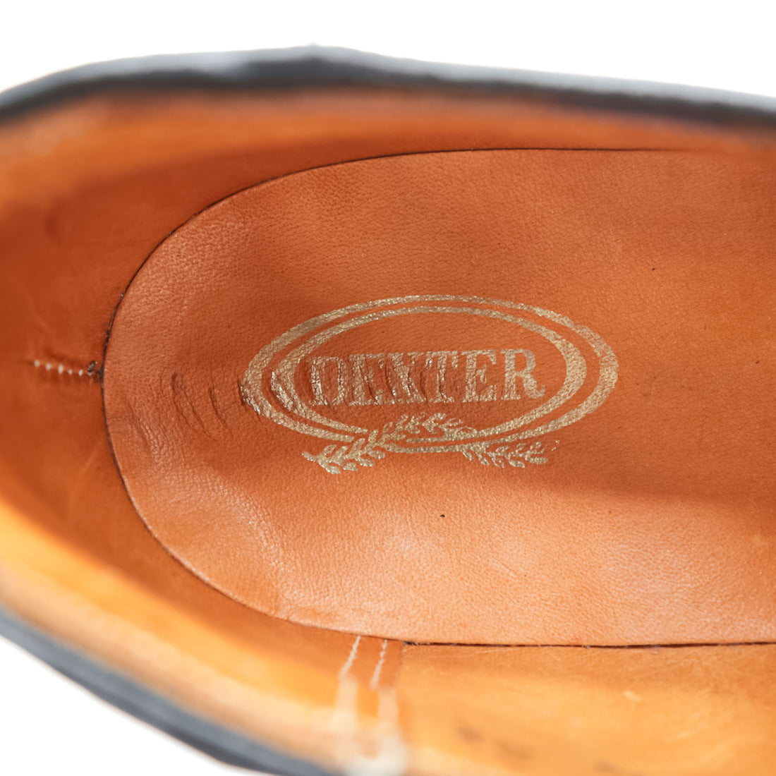 Vintage Dexter 1960s 70s Two Tone Saddle Oxford Shoes Brown Black Leather US 8 C