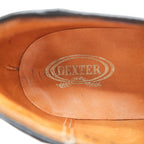 Vintage Dexter 1960s 70s Two Tone Saddle Oxford Shoes Brown Black Leather US 8 C