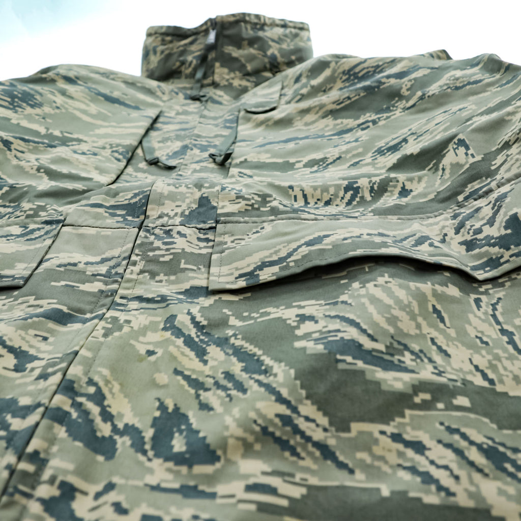 PROPPER USAF APECS ABU Tiger Stripe All-Purpose Environmental Parka X-Large Long NSN 8415-01-547-3562