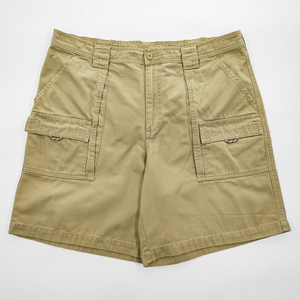 L.L.Bean ダック地 カーゴショーツ ショートパンツ XL ベージュ キャンバス 242462