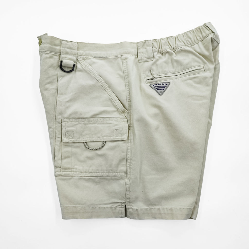 Columbia PFG Brewha II Men's Fishing Cargo Shorts FM4012 Beige Size L