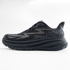 HOKA Clifton 9 Men's Black Running Shoes US 10D 1127895 BBLC