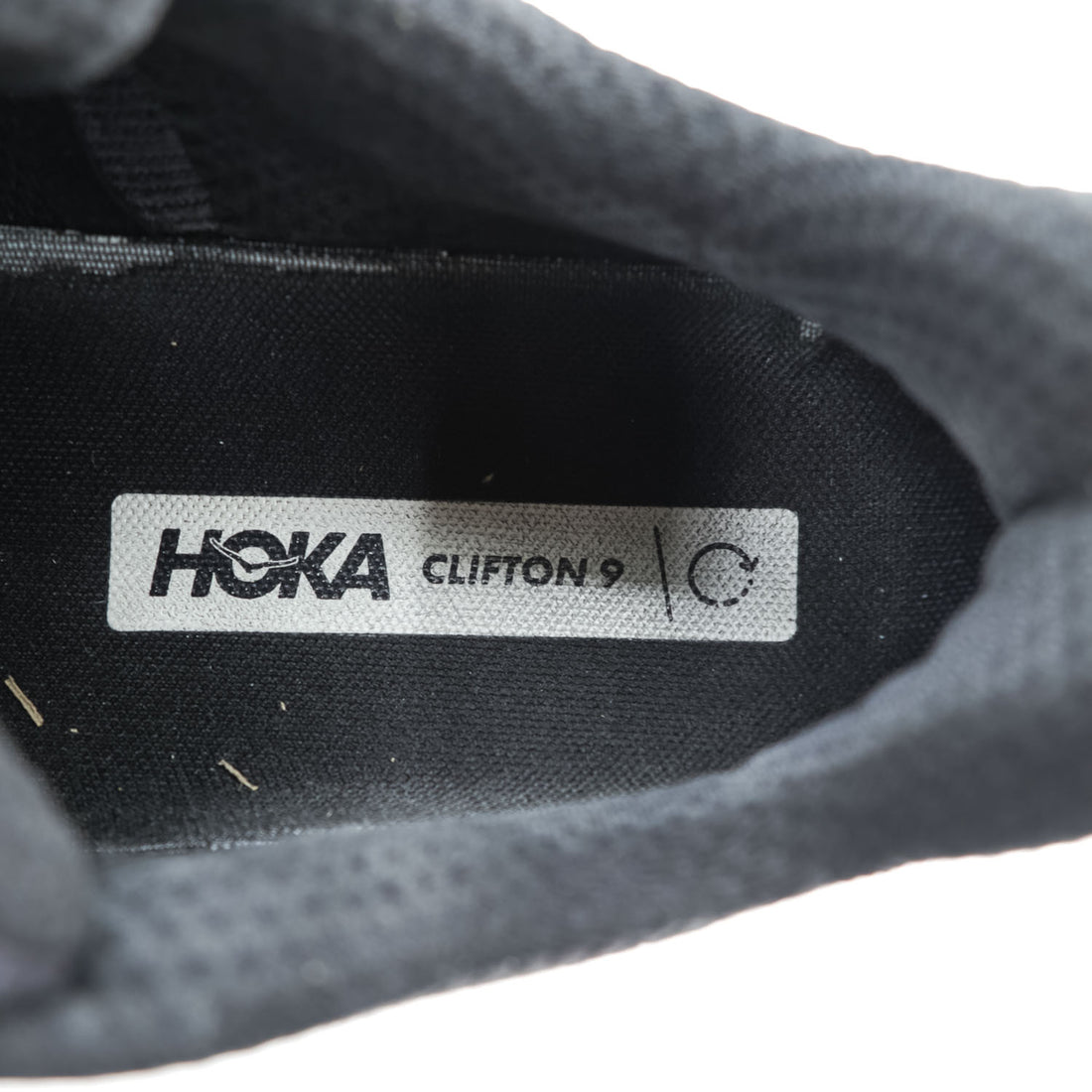 HOKA Clifton 9 Men's Black Running Shoes US 10D 1127895 BBLC