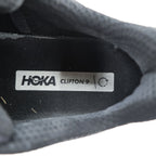HOKA Clifton 9 Men's Black Running Shoes US 10D 1127895 BBLC