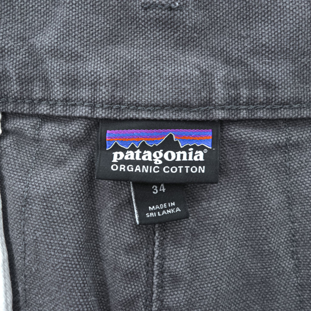 Patagonia スタンドアップショーツ 7インチ オーガニックコットン ショートパンツ L グリーン ダック地 キャンバス 57228