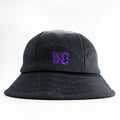 Needles × DC SHOES バルミューダハット Bermuda Hat バケットハット ブラック パープル 刺繍