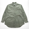 Brooks Brothers 長袖ボタンダウンシャツ M カーキ グリーン SPORT SHIRT 胸ポケット