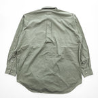 Brooks Brothers 長袖ボタンダウンシャツ M カーキ グリーン SPORT SHIRT 胸ポケット