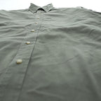 Brooks Brothers 長袖ボタンダウンシャツ M カーキ グリーン SPORT SHIRT 胸ポケット