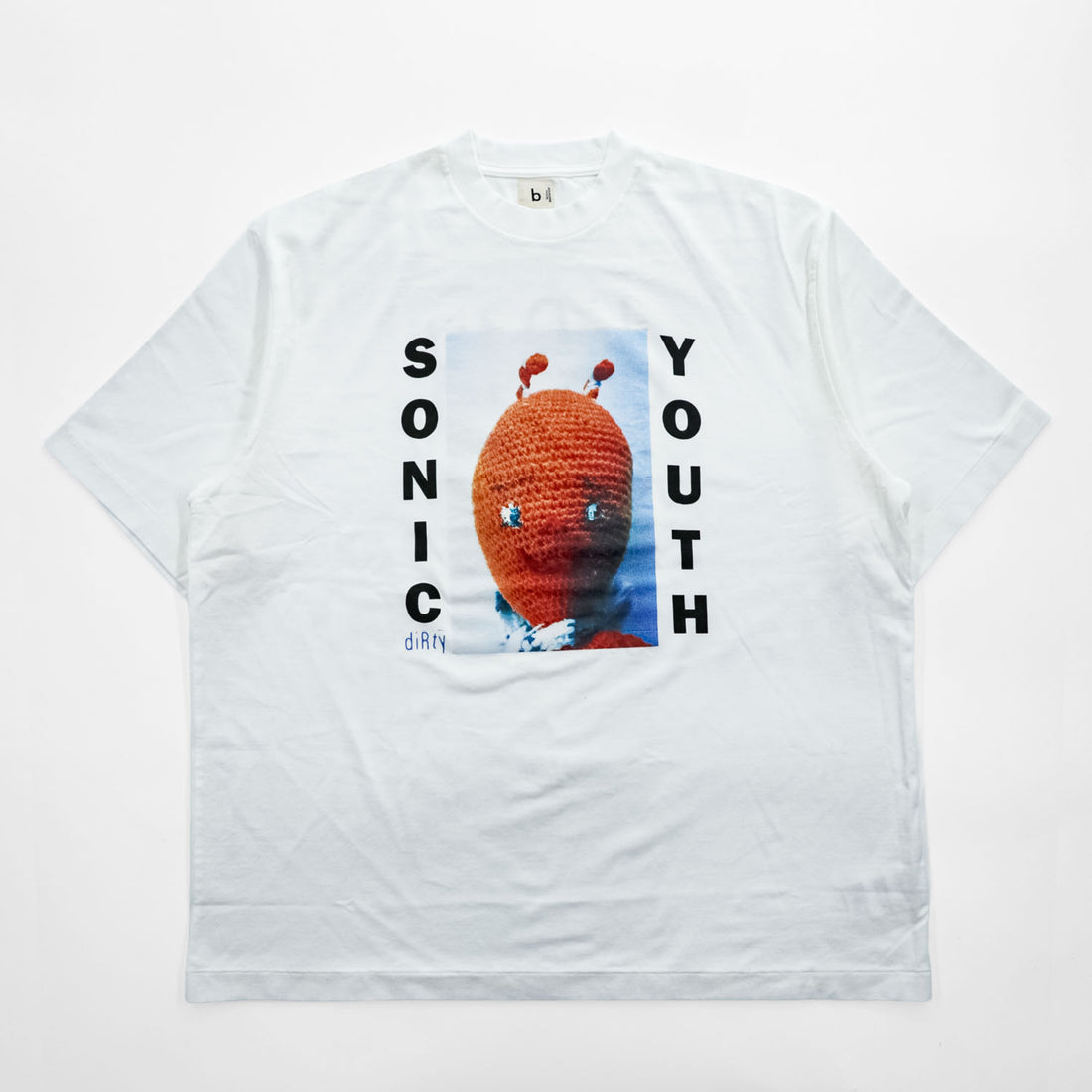 blurhms ROOTSTOCK × Sonic Youth DIRTY グラフィック Tシャツ XL ホワイト 両面プリント bROOTS24S34SONIC