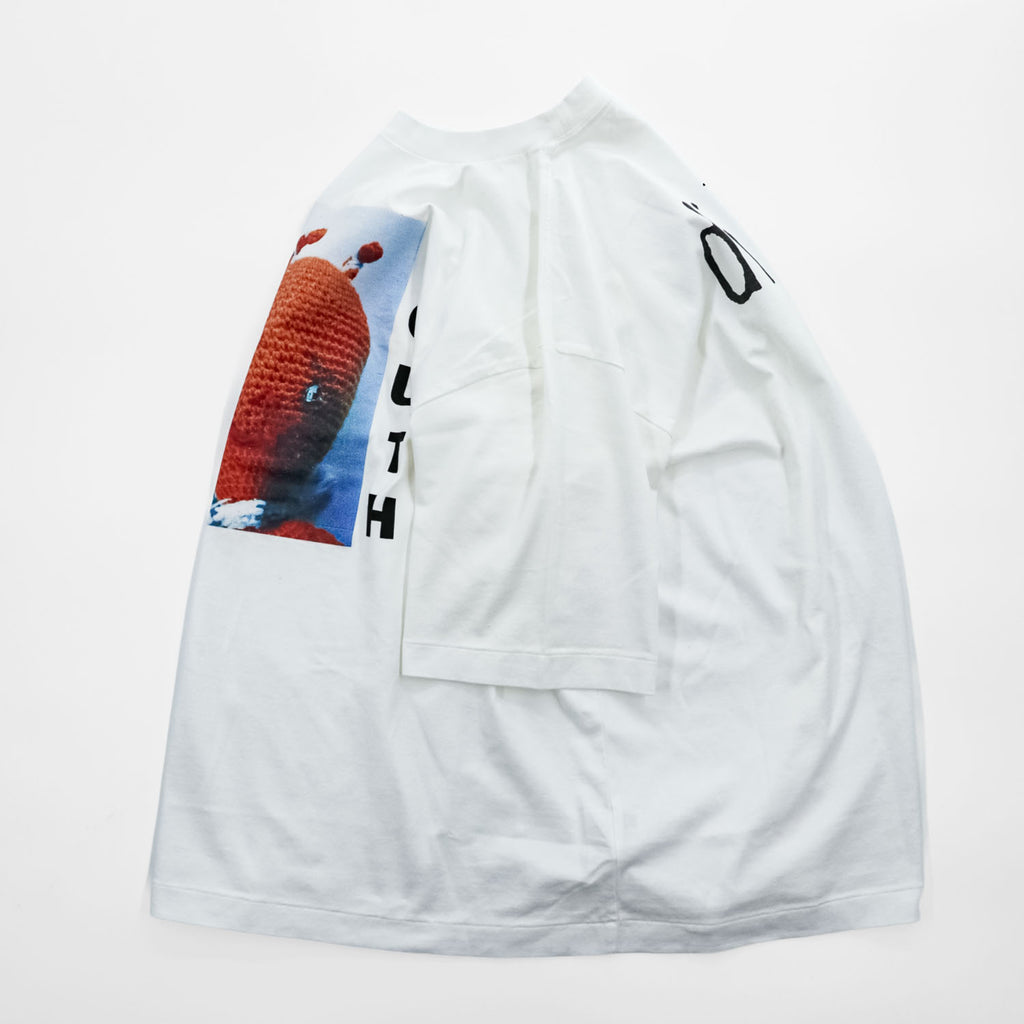 blurhms ROOTSTOCK × Sonic Youth DIRTY グラフィック Tシャツ XL ホワイト 両面プリント bROOTS24S34SONIC