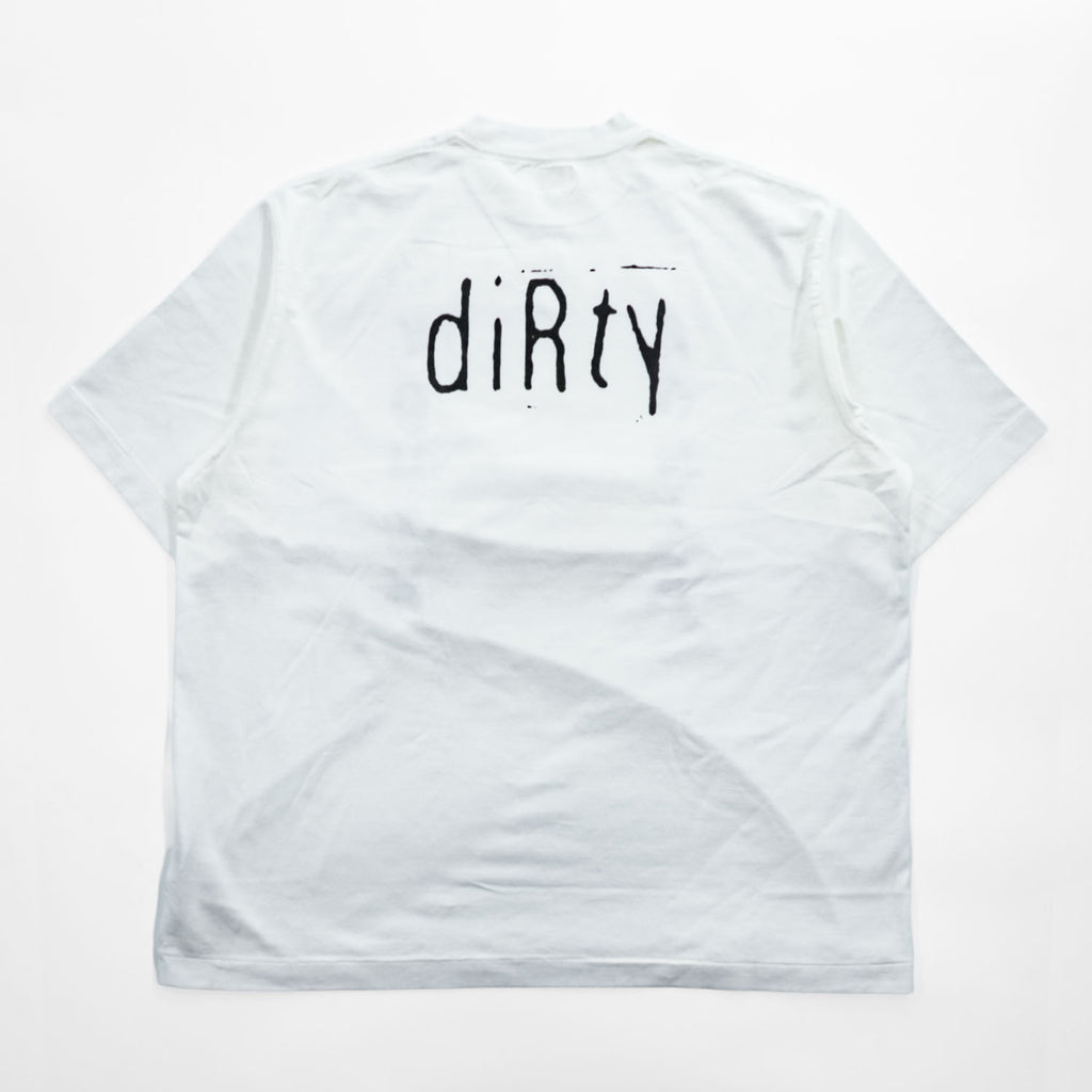 blurhms ROOTSTOCK × Sonic Youth DIRTY グラフィック Tシャツ XL ホワイト 両面プリント bROOTS24S34SONIC