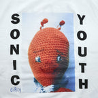 blurhms ROOTSTOCK × Sonic Youth DIRTY グラフィック Tシャツ XL ホワイト 両面プリント bROOTS24S34SONIC