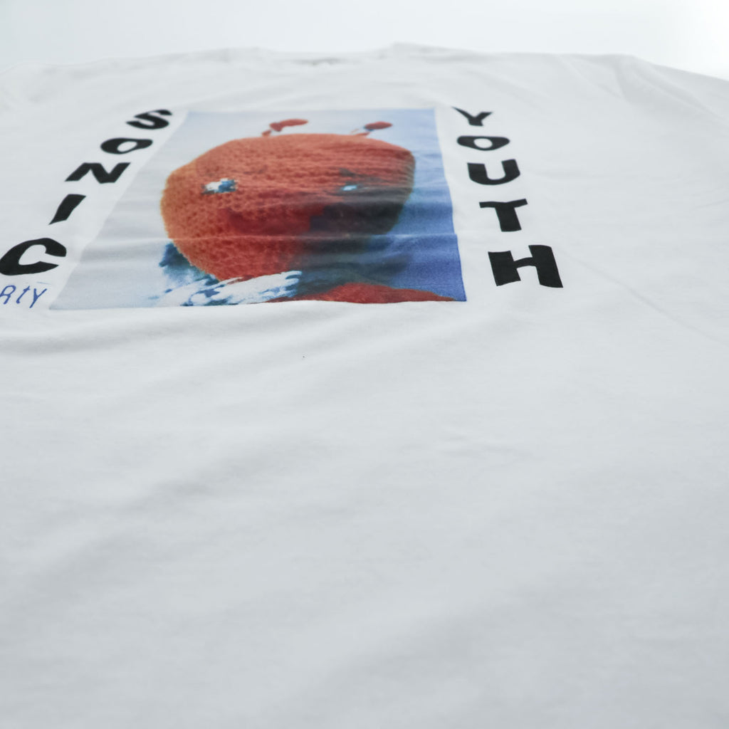 blurhms ROOTSTOCK × Sonic Youth DIRTY グラフィック Tシャツ XL ホワイト 両面プリント bROOTS24S34SONIC