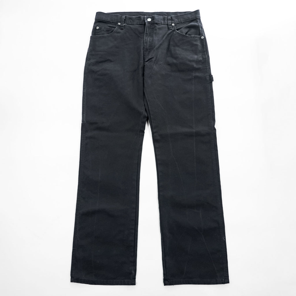 Dickies ストレッチ コットンキャンバス ペインター チノパンツ L ブラック ダック地 EU1939RBK