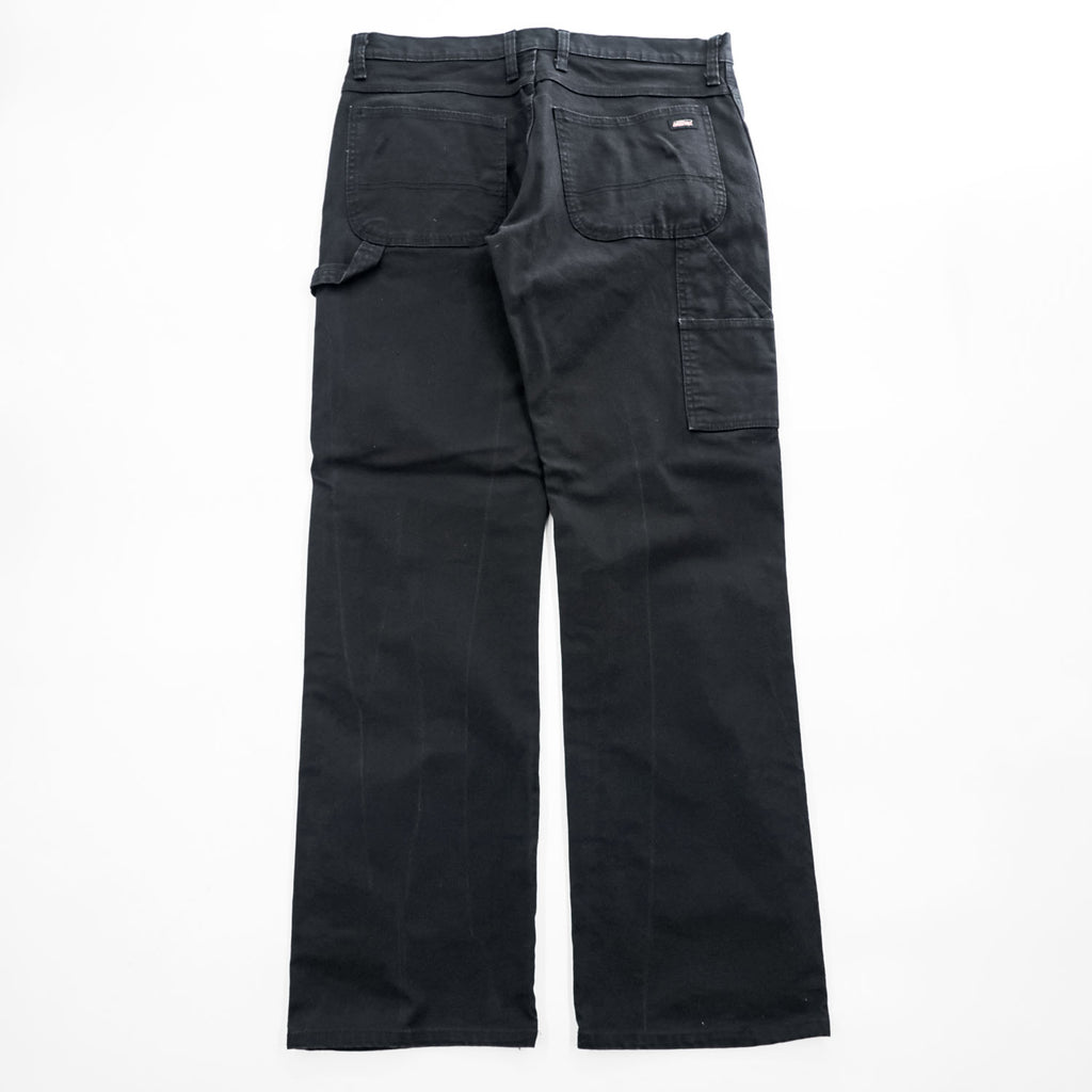 Dickies ストレッチ コットンキャンバス ペインター チノパンツ L ブラック ダック地 EU1939RBK