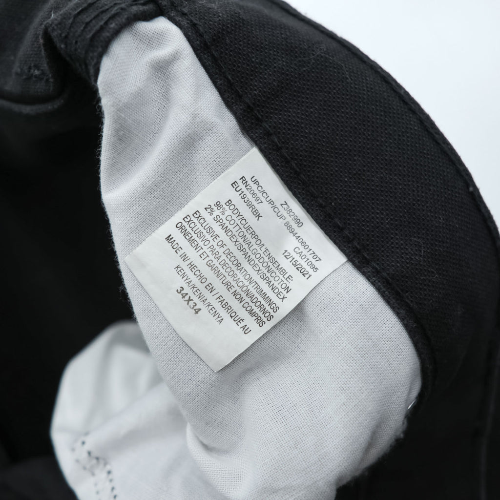 Dickies ストレッチ コットンキャンバス ペインター チノパンツ L ブラック ダック地 EU1939RBK