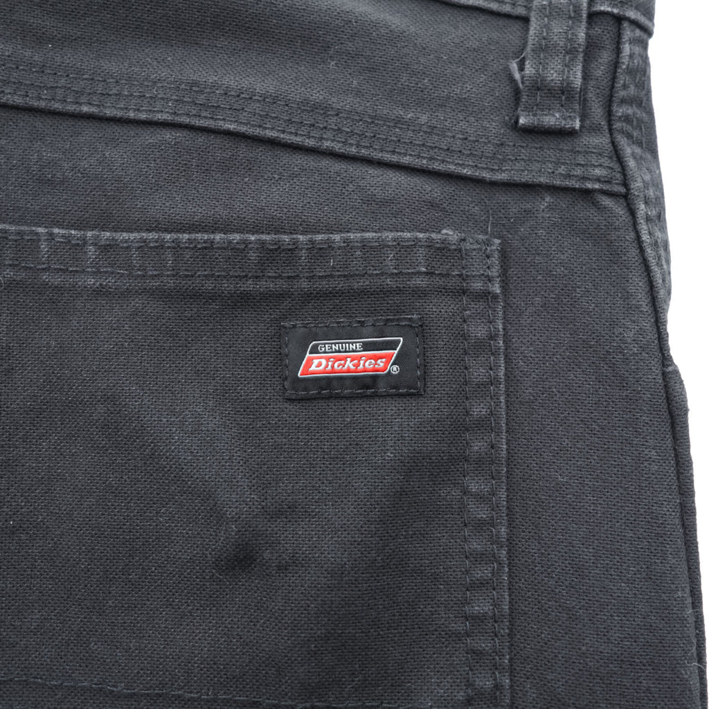 Dickies ストレッチ コットンキャンバス ペインター チノパンツ L ブラック ダック地 EU1939RBK