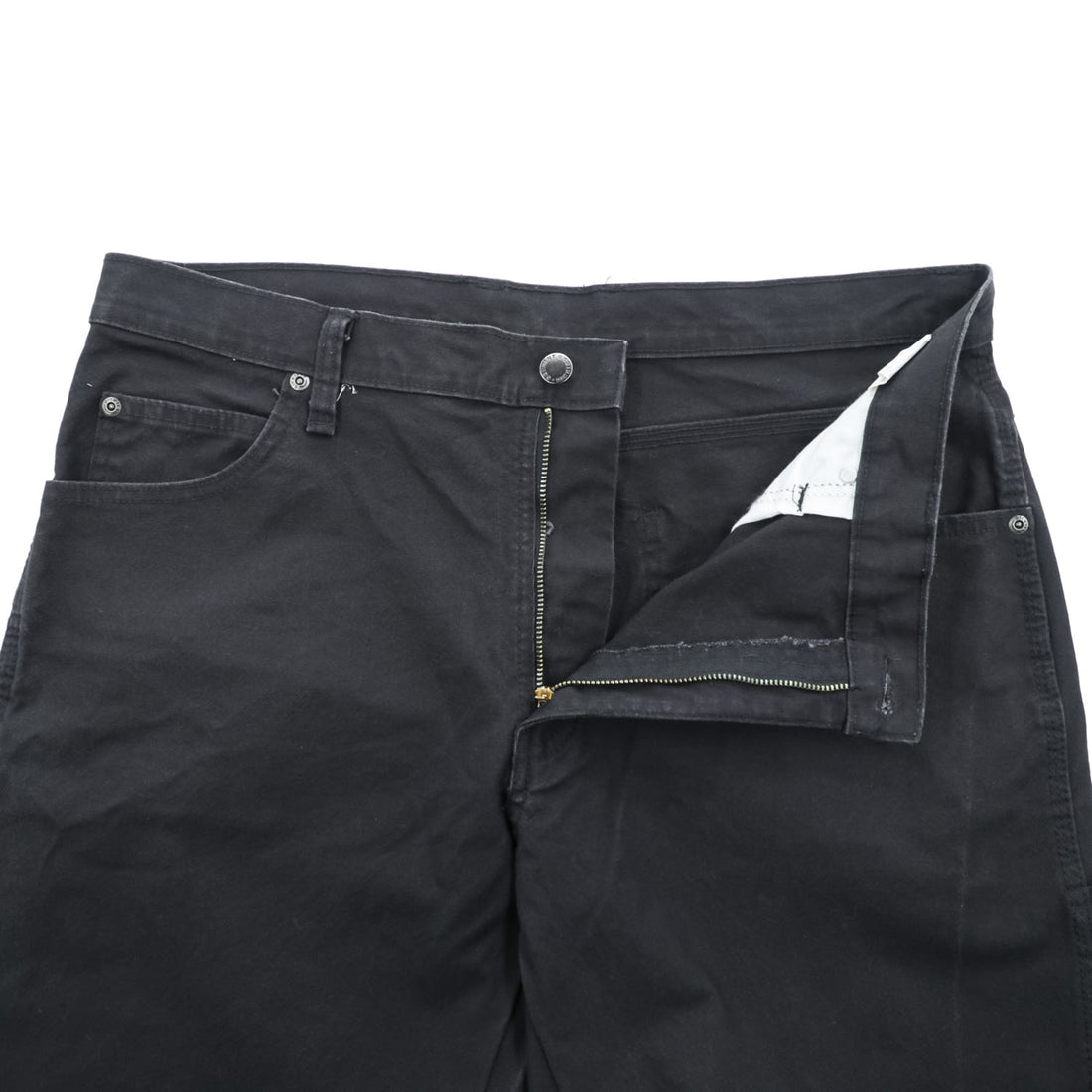 Dickies ストレッチ コットンキャンバス ペインター チノパンツ L ブラック ダック地 EU1939RBK