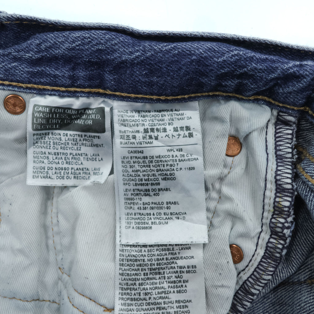 Levi's 501 ビッグE デニムパンツ ジーンズ L ストレッチ ボタンフライ レザーパッチ PREMIUM 00501-3249