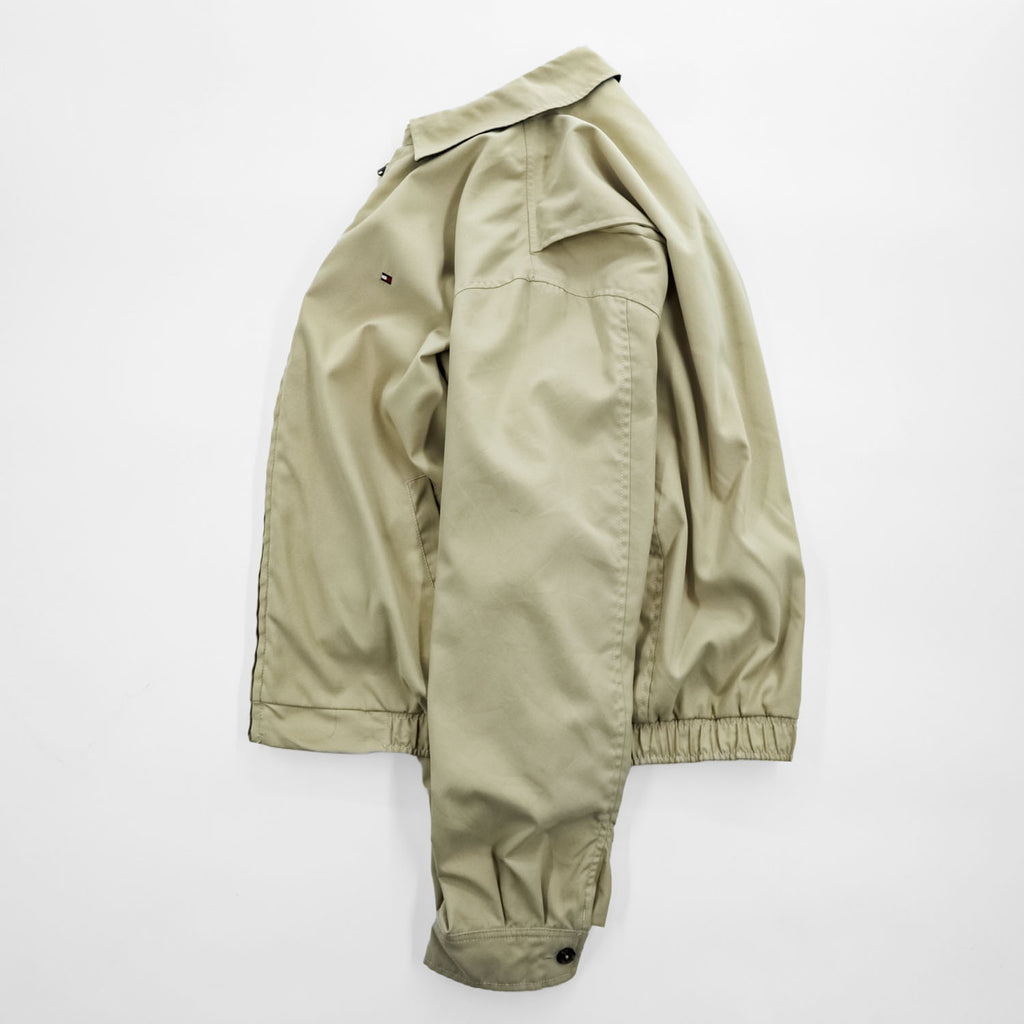 TOMMY HILFIGER 00年代 ヴィンテージ スウィングトップ ハリントンジャケット L ベージュ ピーチスキン