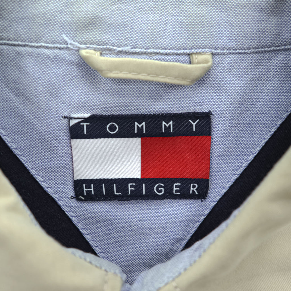 TOMMY HILFIGER 00年代 ヴィンテージ スウィングトップ ハリントンジャケット L ベージュ ピーチスキン