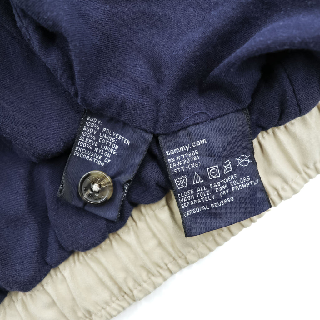 TOMMY HILFIGER 00年代 ヴィンテージ スウィングトップ ハリントンジャケット L ベージュ ピーチスキン