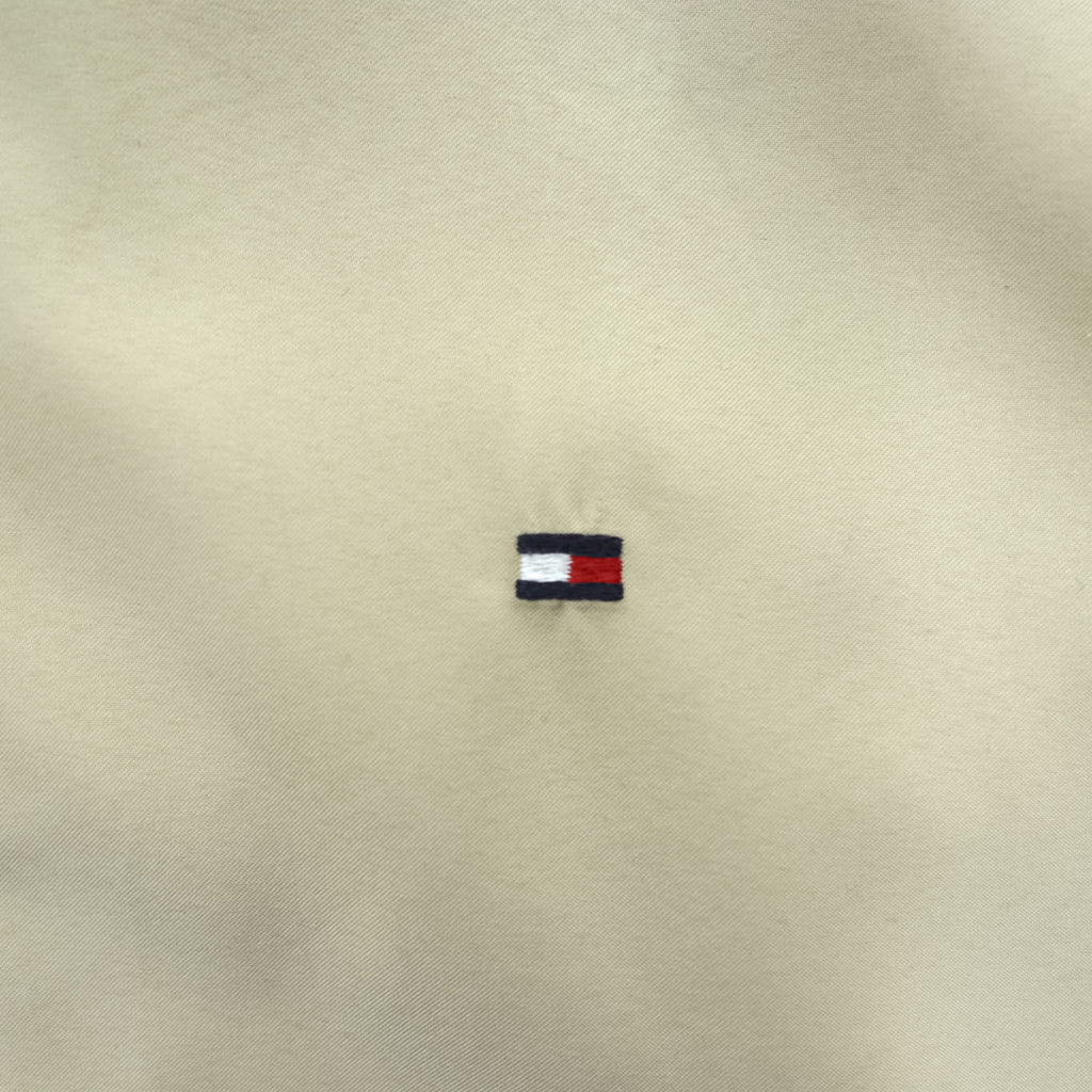TOMMY HILFIGER 00年代 ヴィンテージ スウィングトップ ハリントンジャケット L ベージュ ピーチスキン