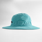 Patagonia テックサンブーニー アウトドア サファリハット ブルー リップストップ あご紐 ストラップ STY33355