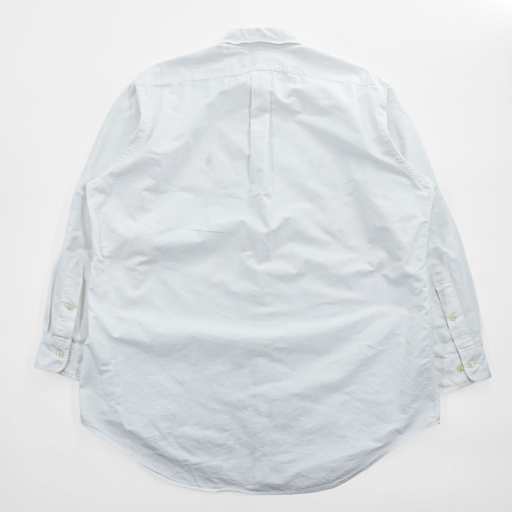 Polo Ralph Lauren 長袖 オックスフォードシャツ CLASSIC FIT ホワイト ボタンダウン XL スモールポニー ロゴ 刺繍