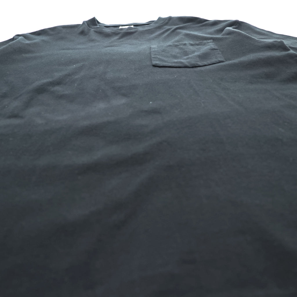 blurhms ROOTSTOCK 日本製 ポケットTシャツ L ブラック シングルステッチ ROOTS2109