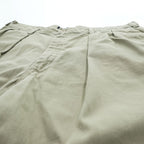 Vintage 1980s–1990s Polo by Ralph Lauren Made in USA Double-Pleat Cotton Khaki Shorts W36