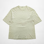 AURALEE A9ST02ST Cotton Crew Neck Short Sleeve T-Shirt Light Green Size 5 Made in Japan