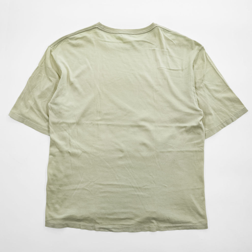AURALEE A9ST02ST Cotton Crew Neck Short Sleeve T-Shirt Light Green Size 5 Made in Japan