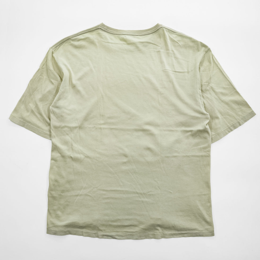 AURALEE A9ST02ST Cotton Crew Neck Short Sleeve T-Shirt Light Green Size 5 Made in Japan