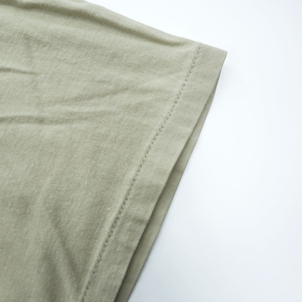 AURALEE A9ST02ST Cotton Crew Neck Short Sleeve T-Shirt Light Green Size 5 Made in Japan