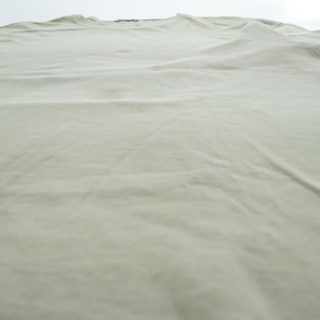 AURALEE A9ST02ST Cotton Crew Neck Short Sleeve T-Shirt Light Green Size 5 Made in Japan