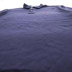 Polo by Ralph Lauren Men's Navy Cotton Short Sleeve Polo Shirt Red Pony Logo Size L