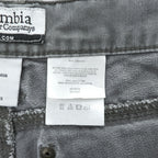 Columbia カーゴショーツ ダック地 ショートパンツ L グレー キャンバス AM4041