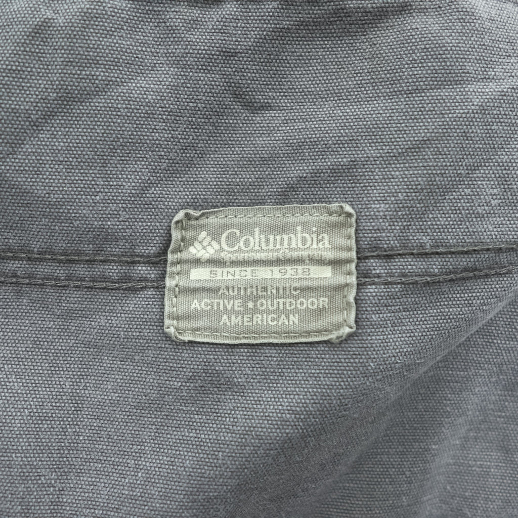 Columbia カーゴショーツ ダック地 ショートパンツ L グレー キャンバス AM4041