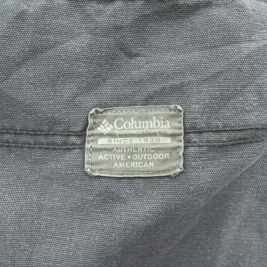 Columbia カーゴショーツ ダック地 ショートパンツ L グレー キャンバス AM4041