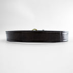 TORY LEATHER 米国製 イングリッシュブライドルレザー ベルト ブラウン 真鍮 フック ゴールド バックル 2260 USA製