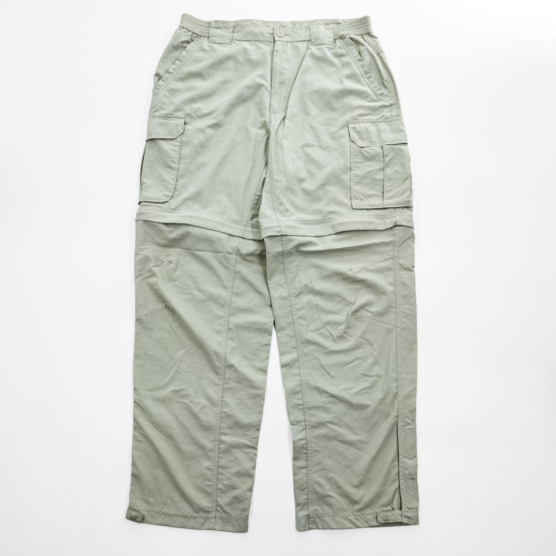 Columbia アウトドア  コンバーチブル カーゴ シェル パンツ 2WAY ショートパンツ M ベージュ パッカブル TITANIUM TM8287