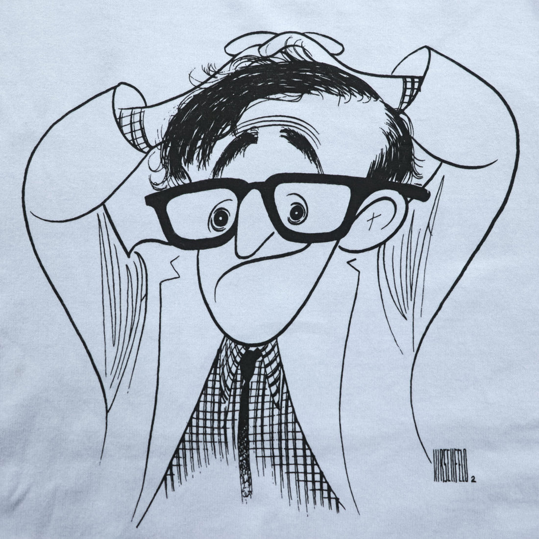 UNDERCOVER 日本製 the Shepherd グラフィック Tシャツ L ブルー HIRSCHFELD US1A4804-3