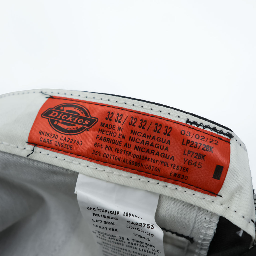 Dickies カーゴ ワークパンツ 32 × 32 ブラック LP72BK